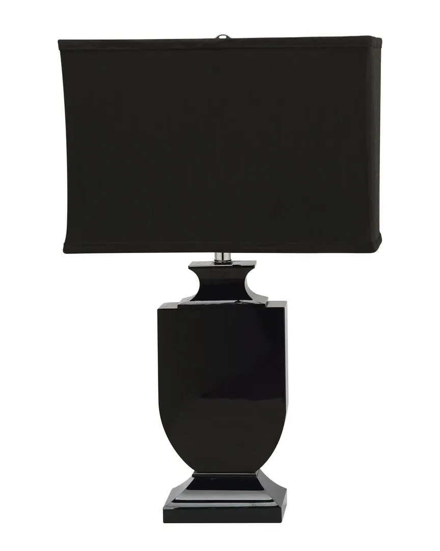 Darcy 23.5in Crystal Urn Lamp - Black image