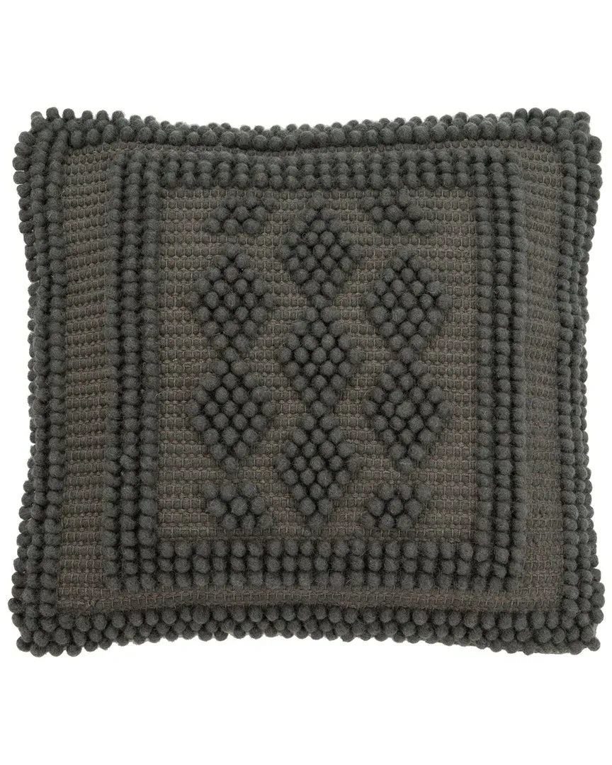 Darvey Wool-Blend Pillow - Charcoal image