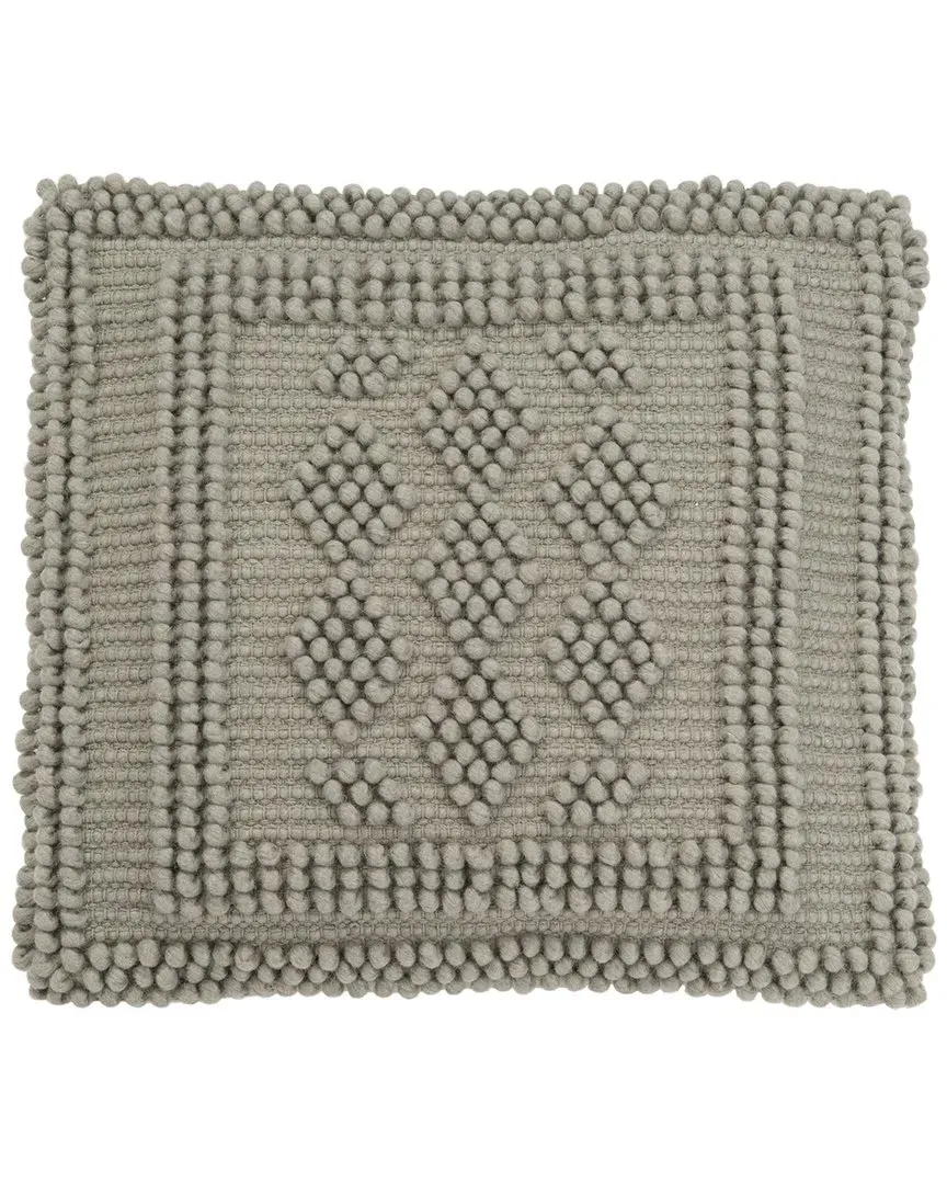 Darvey Wool-Blend Pillow - Light Grey