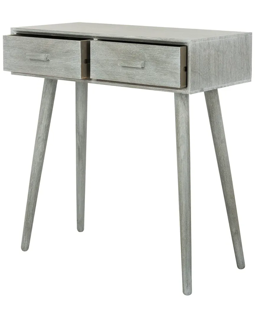 Dean 2 Drawer Console - Slate Grey, Pine