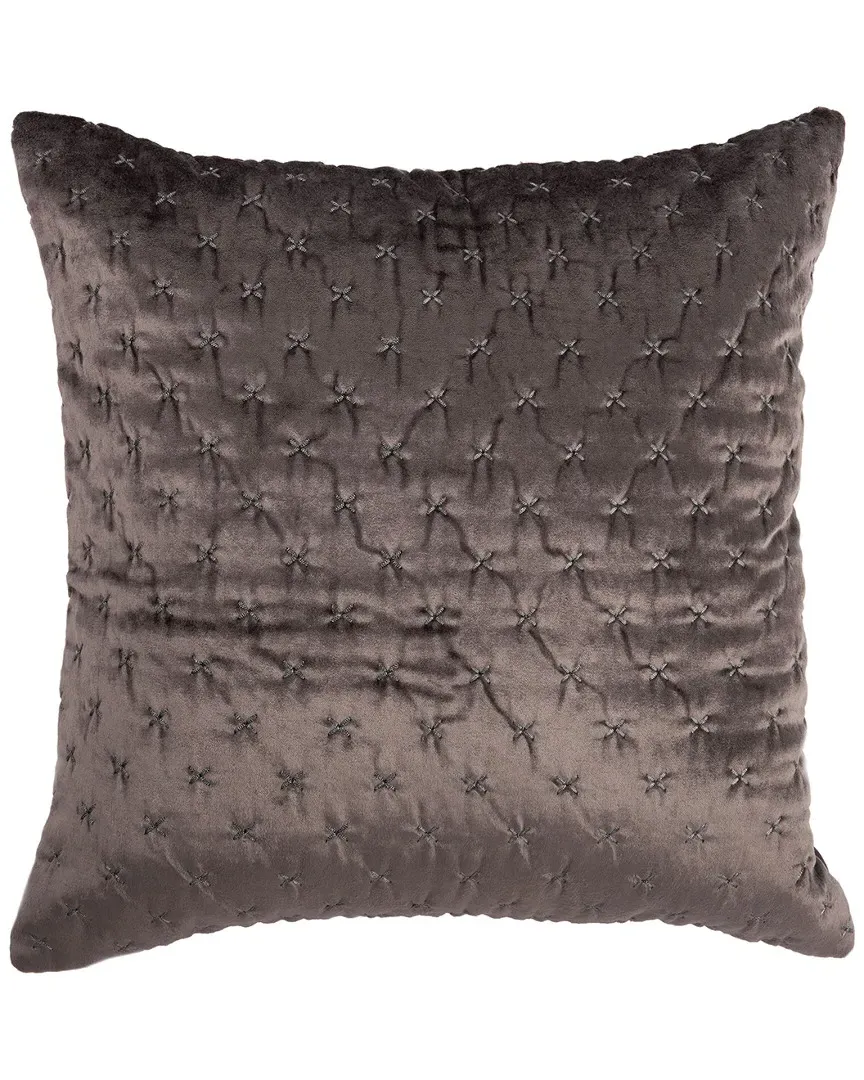 Deana Pillow - Dark Grey, Viscose Cotton image