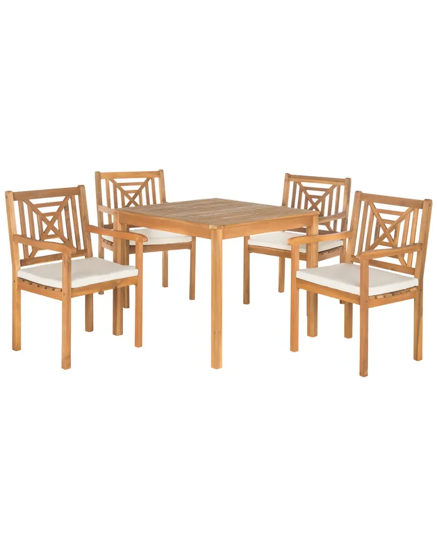 Del 5 Piece Outdoor Dining Set - Natural, Acacia image