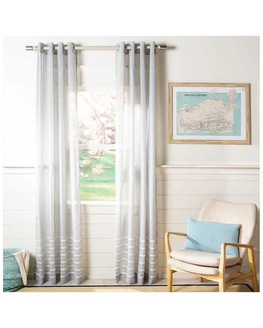 Delancey Window Panel - Grey, Polyester