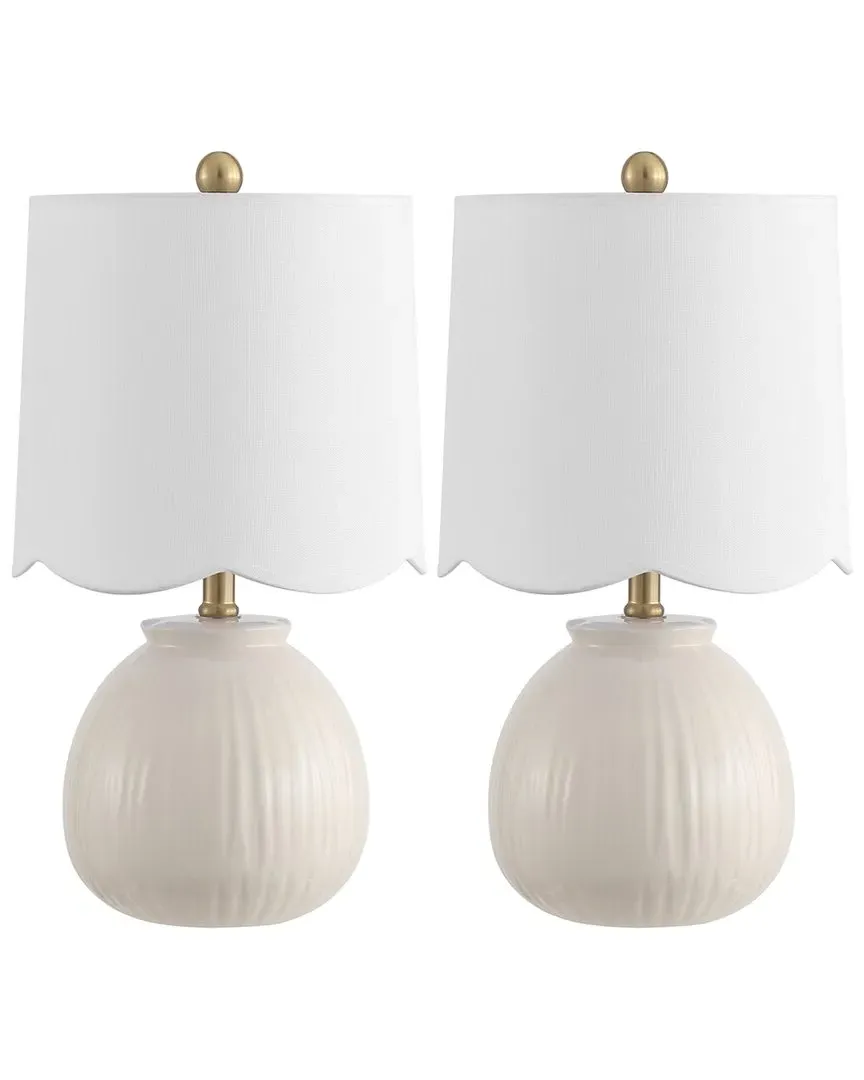 Devi Table Lamp - White, Ceramic image
