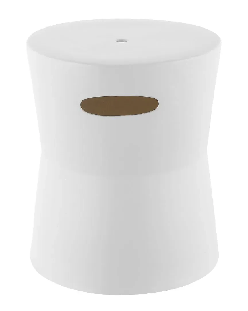 Dijera Garden Stool - White, Ceramic image