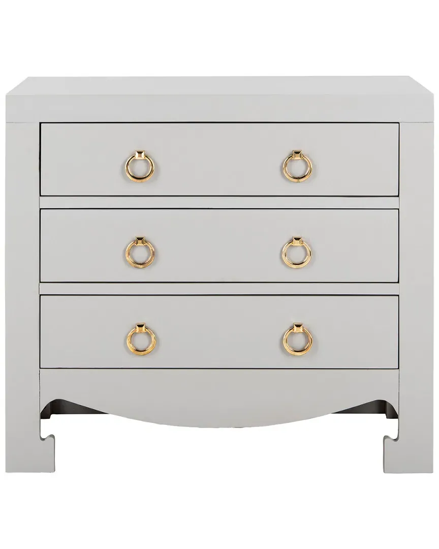 Dion 3-Drawer Chest - Grey, Pine