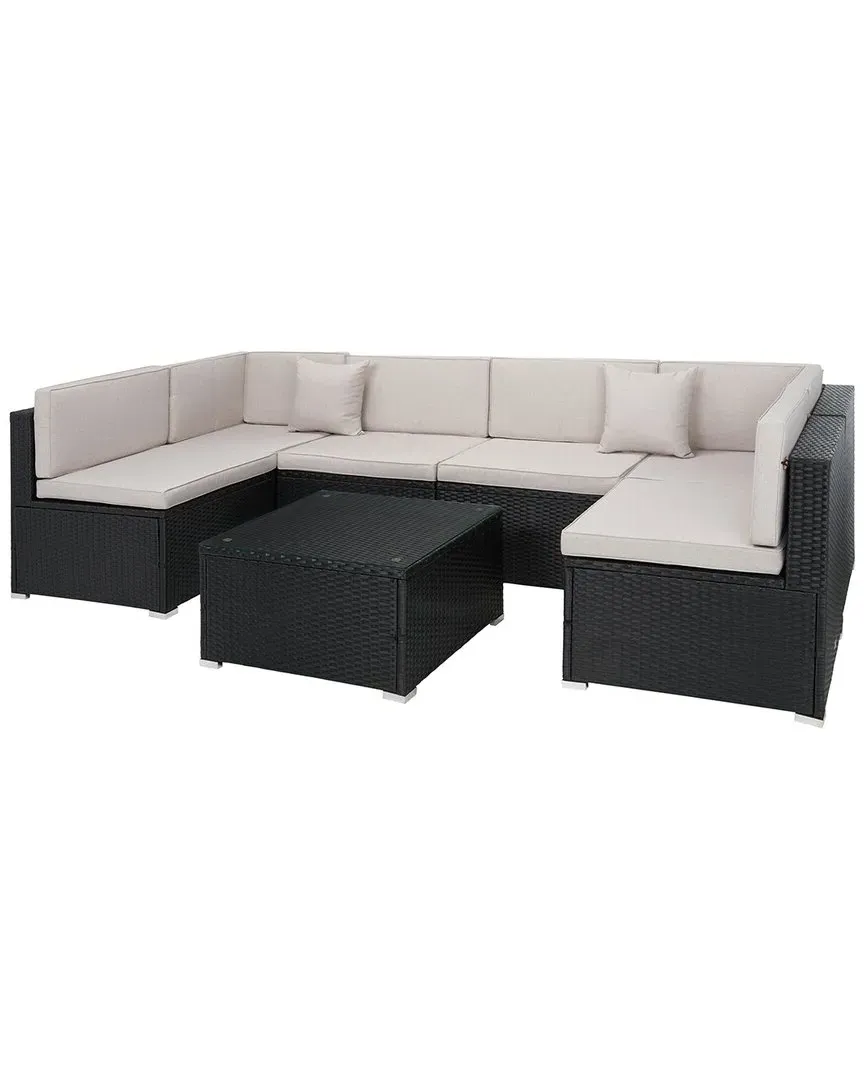 Diona Living Set - Black, PE Wicker image
