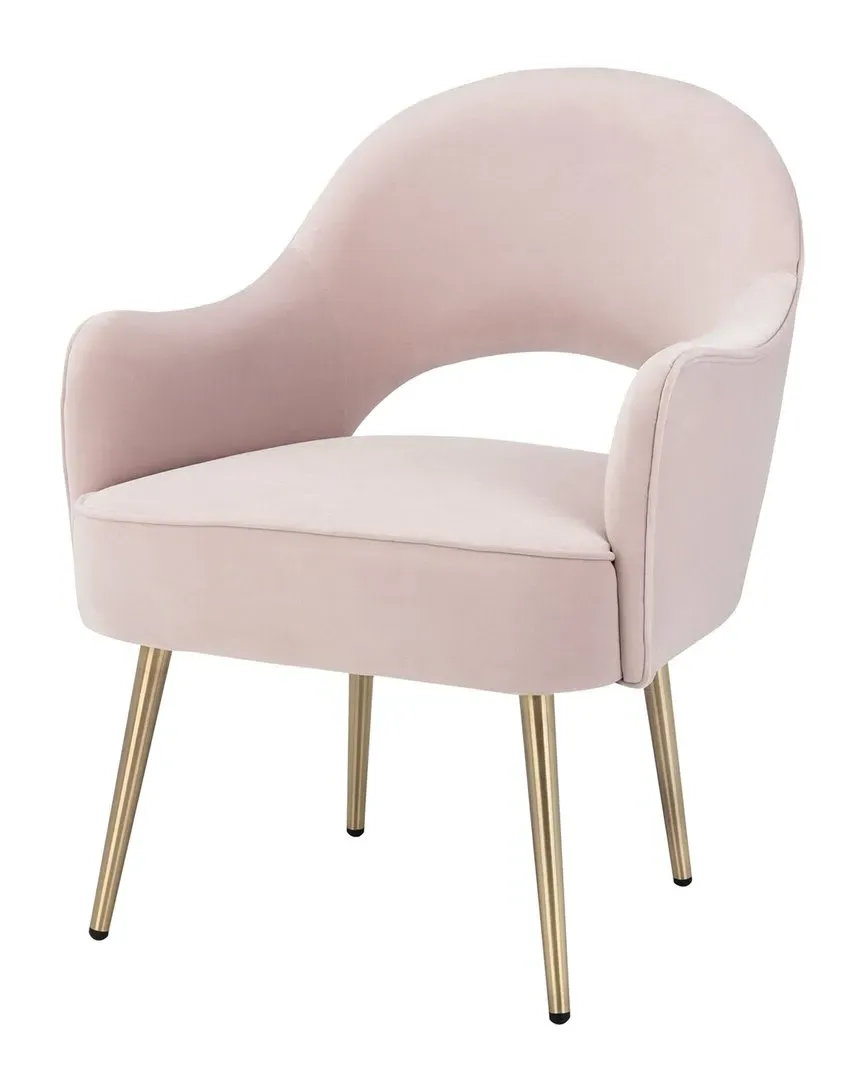 Dublyn Accent Chair - Pink, Velvet