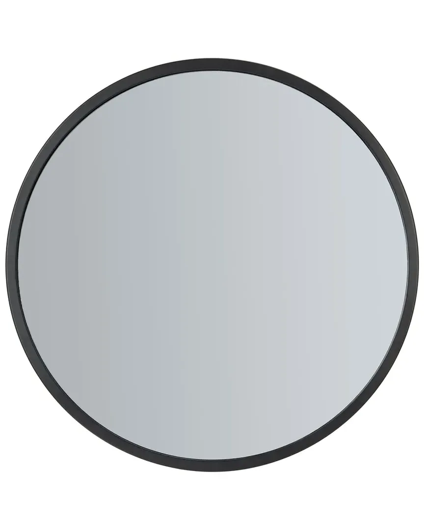 Eason Round Wall Mirror - Black image