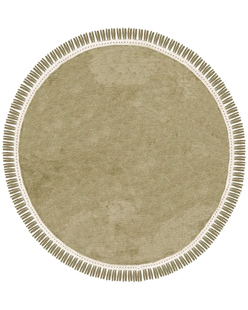 Easy Care Cotton Rug - Green, Cotton