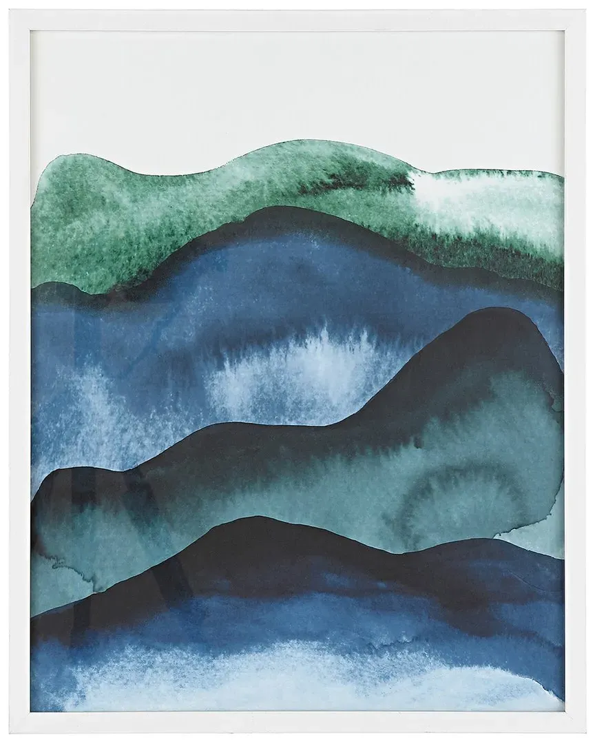 Echo 16 x 20 Inch Wall Art - Denim Blue image