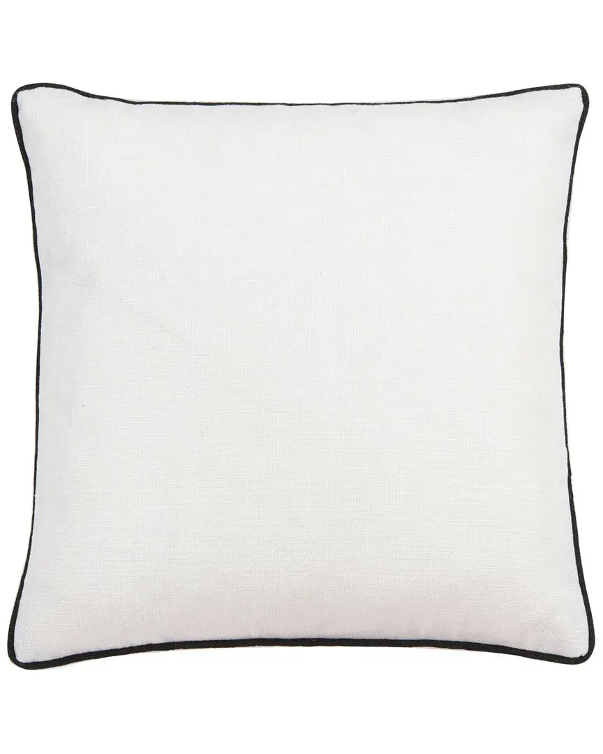 Edeline Pillow - White, Polyester