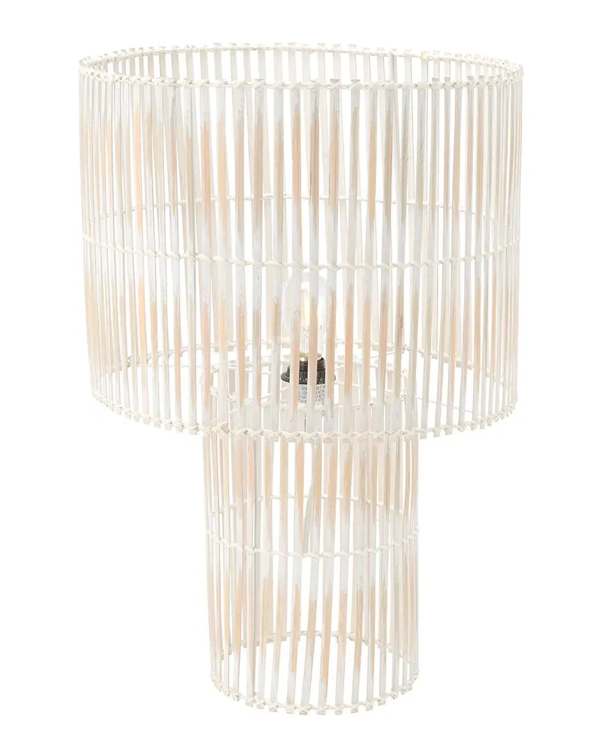 Elara 25in Table Lamp - White