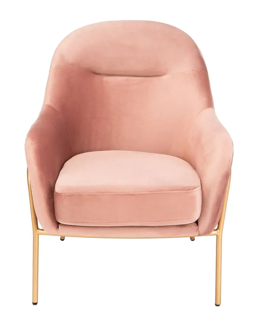 Eleazer Accent Chair - Dusty Rose, Velvet image