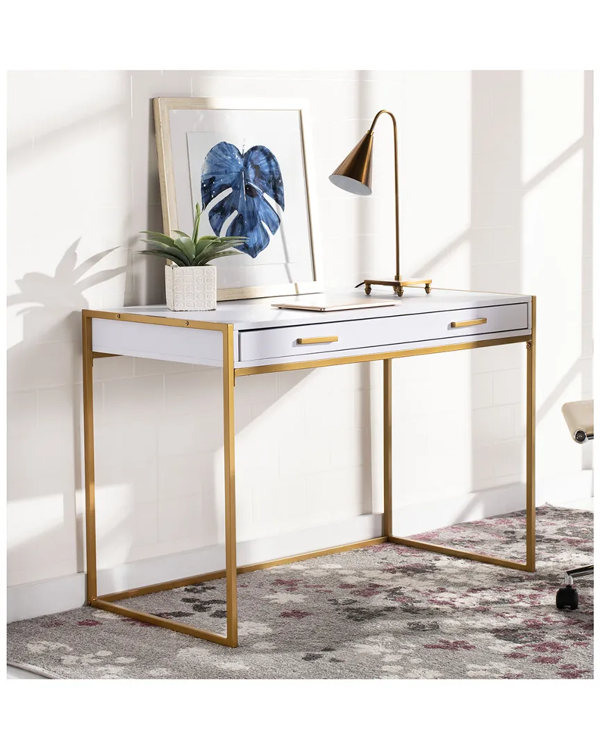 Elodie 1-Drawer Desk - White image