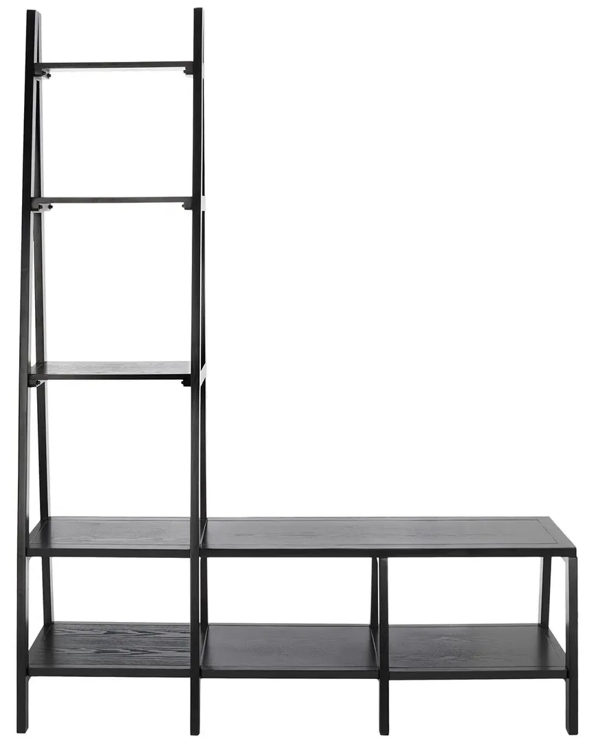Elwin 8-Shelf Etagere - Black, Wood image