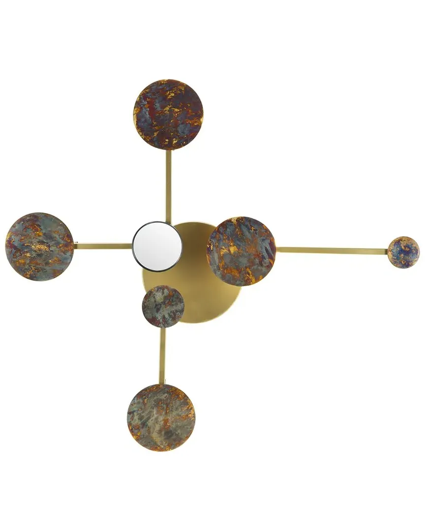 Emera 36in Wall Decor - Antique Brass, Iron image