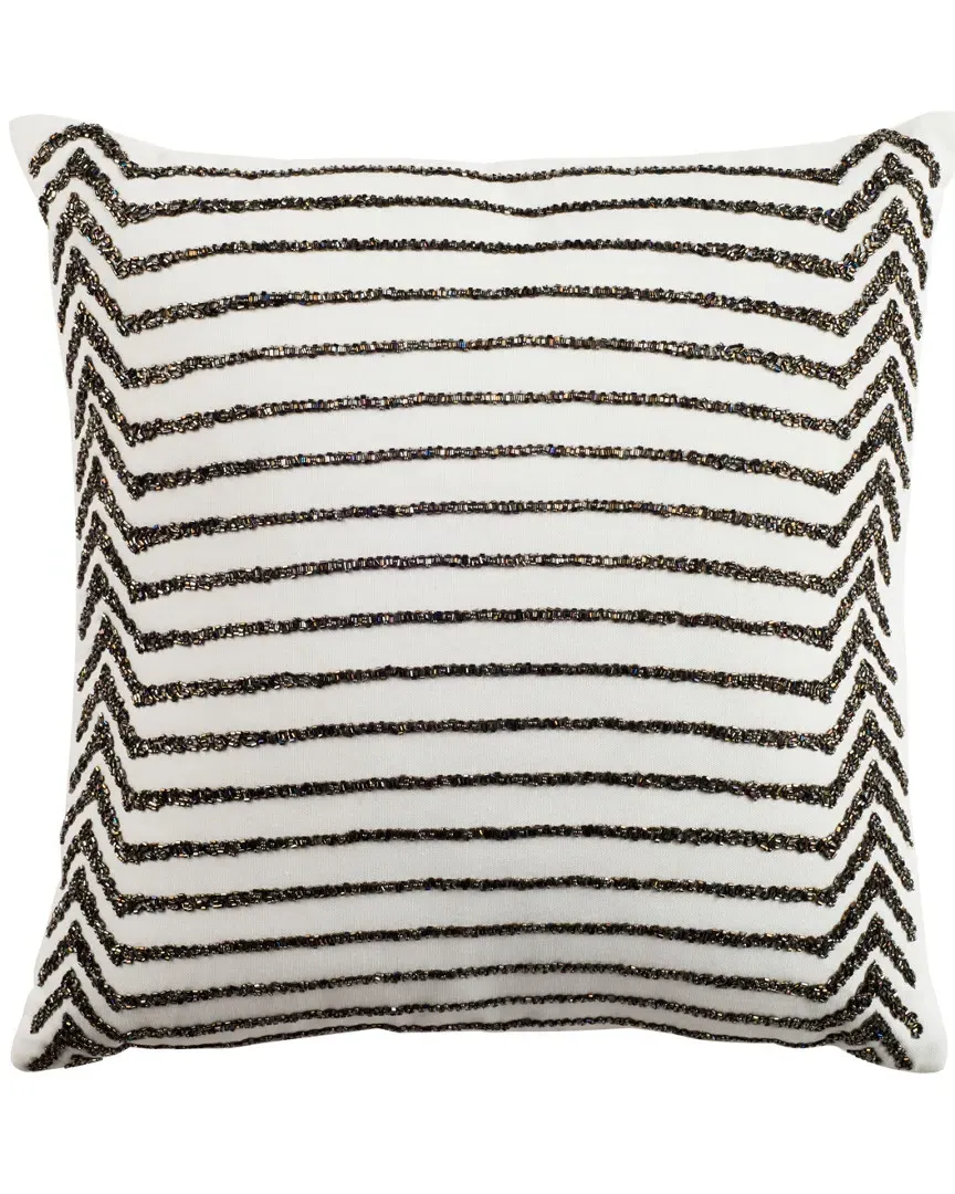Emilia Stripe Pillow - Creme image