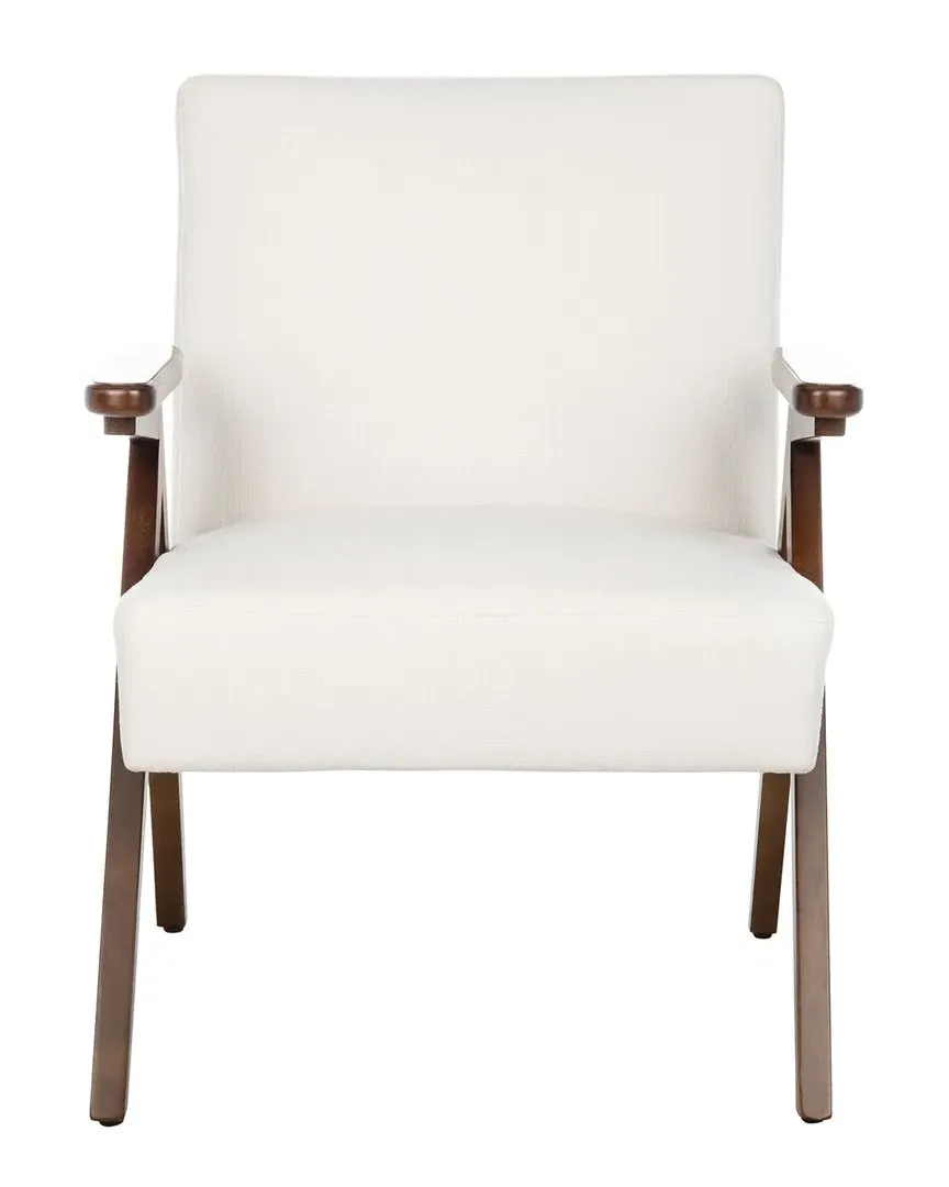 Emyr Arm Chair - White, Linen image