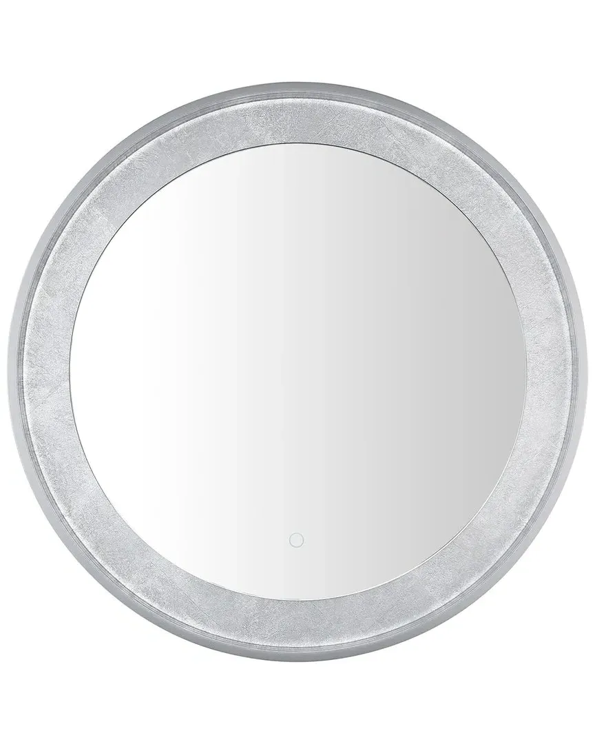 Erdem Round LED Mirror with Touch Switch - Silver image