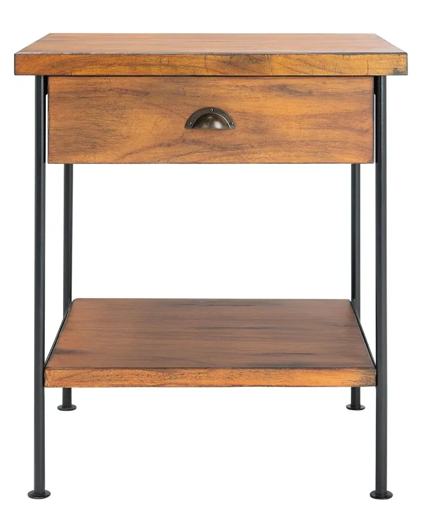 Eris 1 Drawer Accent Table - Brown