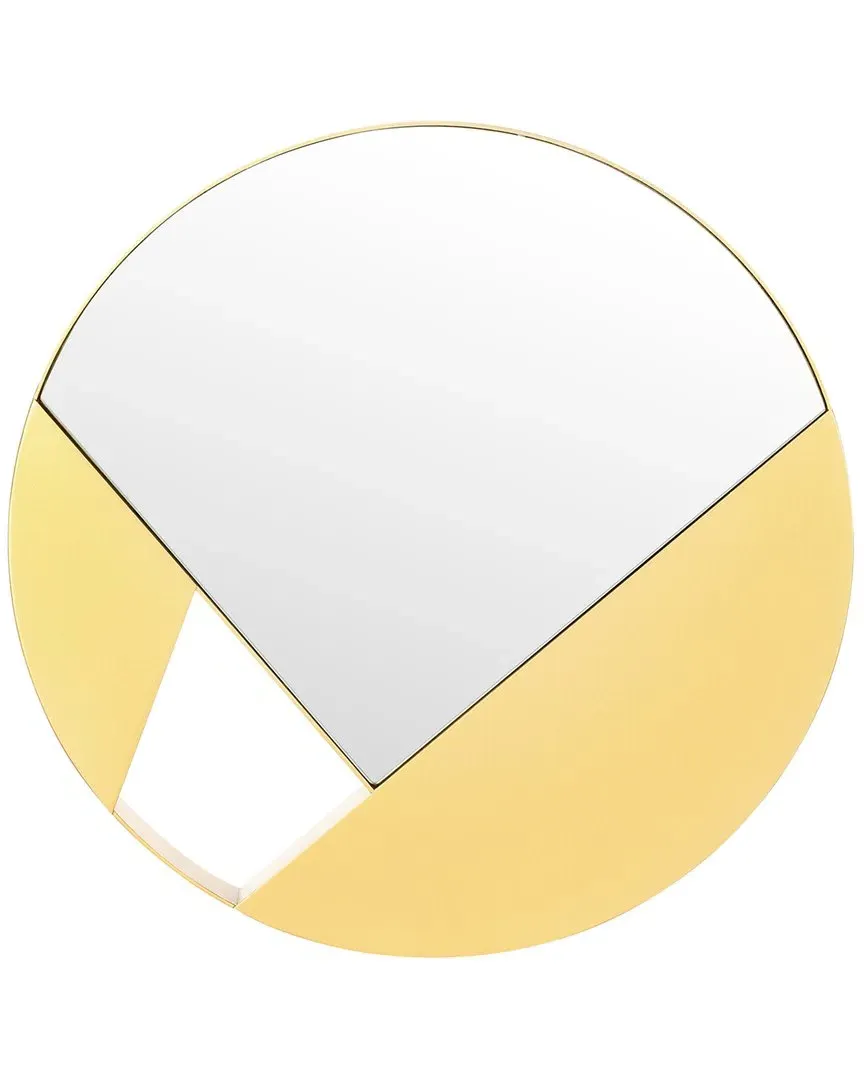 Essa Round Wall Mirror - Gold image