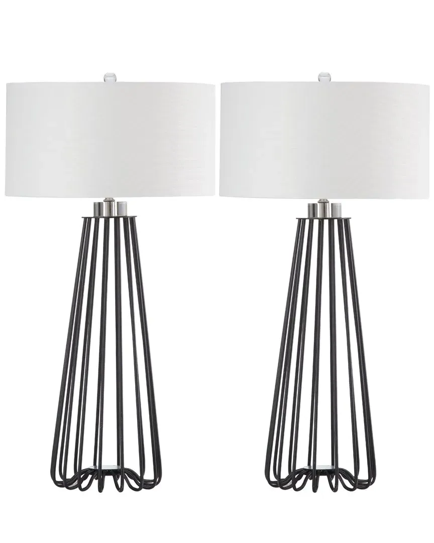 Estill 34in Table Lamp - Black, Metal image