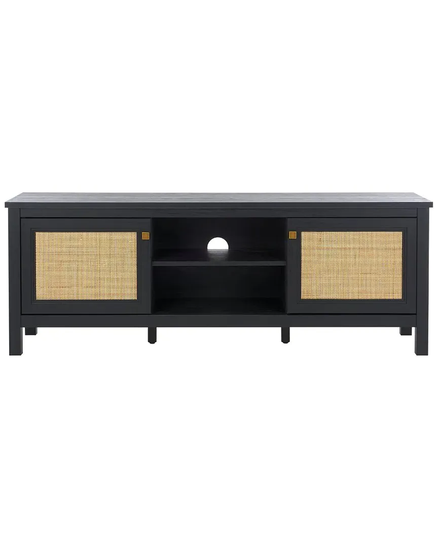 Evane 2-Door Media Stand - Black image