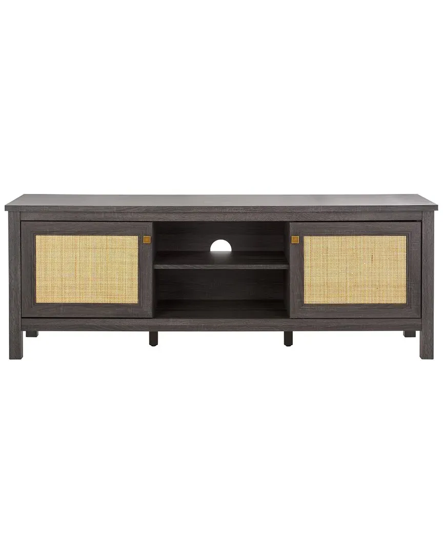 Evane 2-Door Media Stand - Black