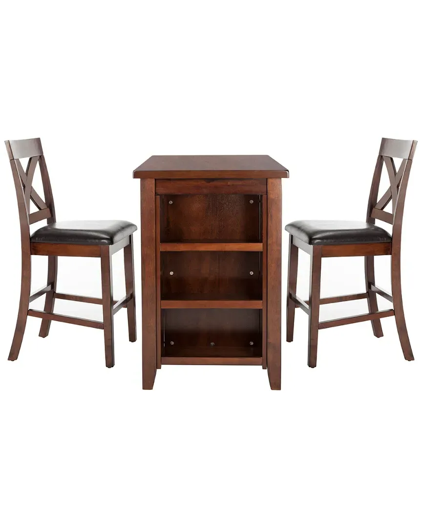 Everest 3-Piece Pub Set - Mahogany, Mango Wood