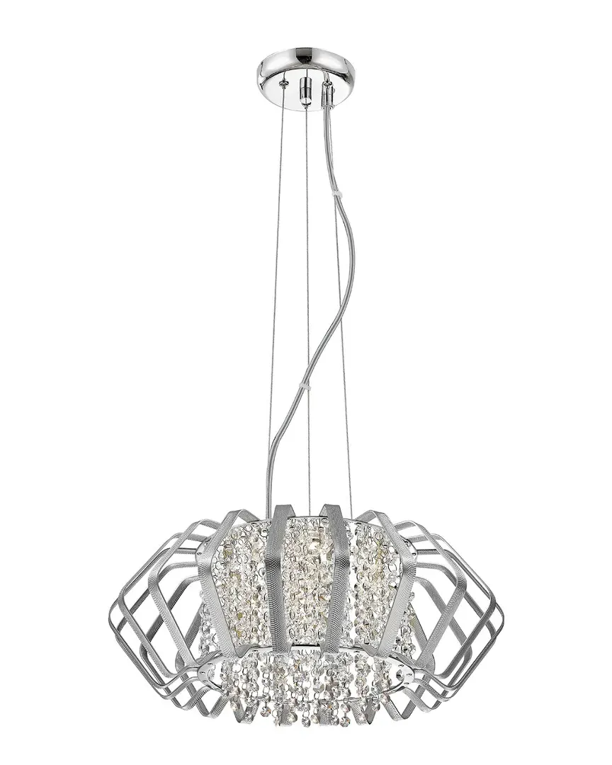 Fania Pendant Light - Chrome, Metal image