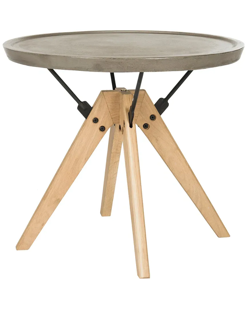 Farmond Side Table - Dark Grey, Concrete