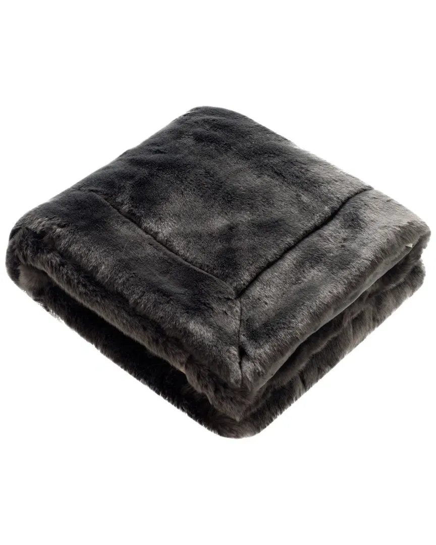 Faux Silver Throw - Silver, Acrylic image