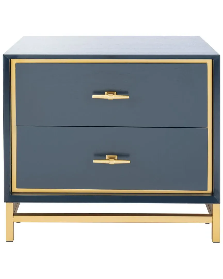 Fenno 2-Drawer Nightstand - Teal