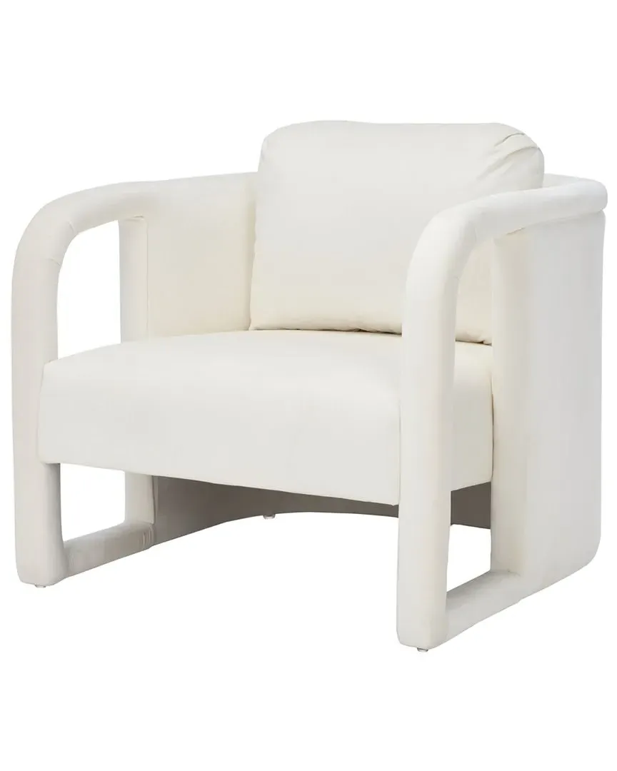 Fifer Accent Chair - Creme, Velvet image