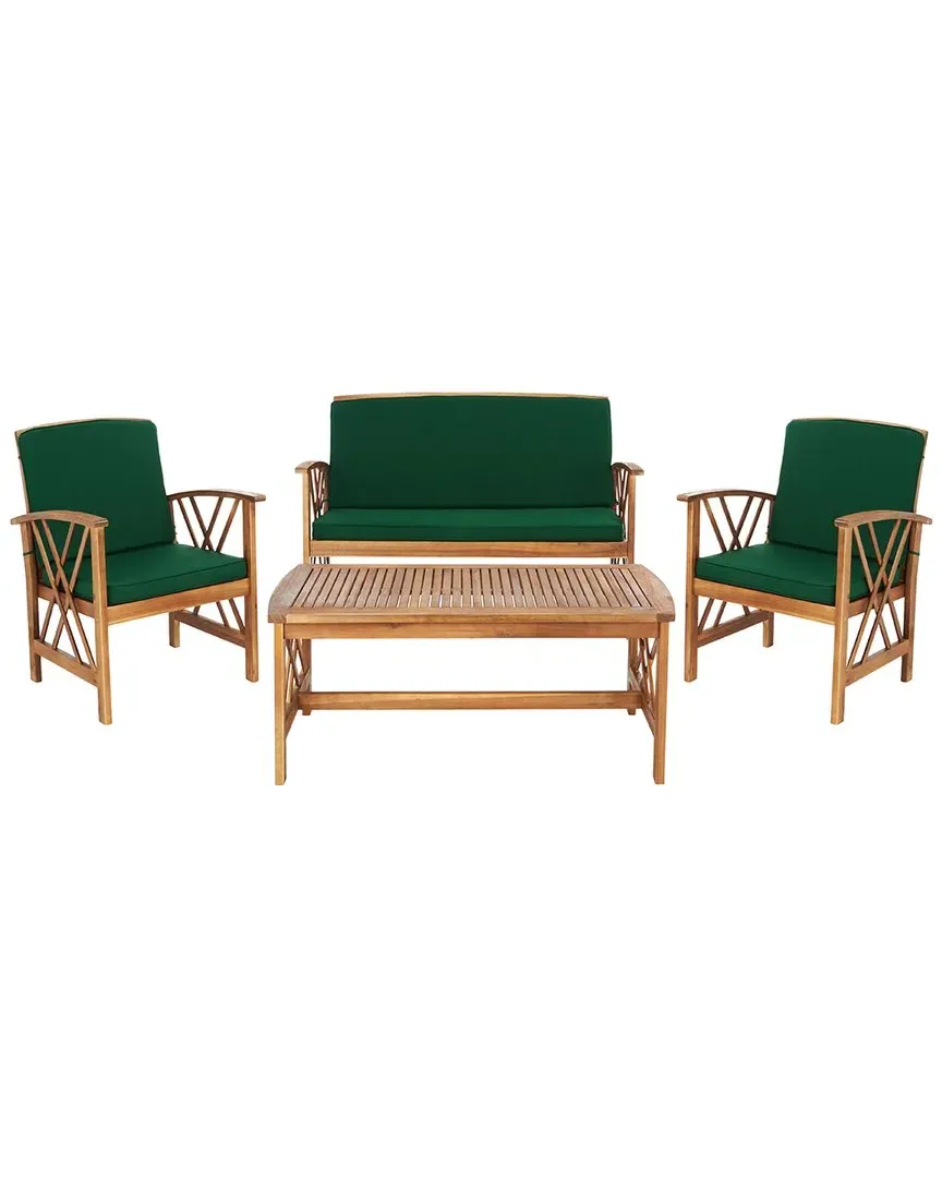Fontana 4-Piece Outdoor Set - Natural, Acacia