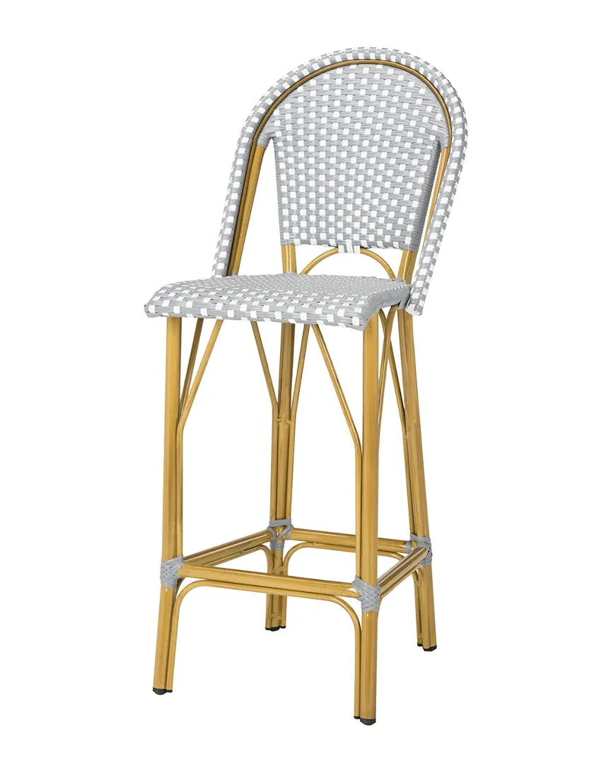 Ford Stacking Bar Stool - Grey, Rattan image