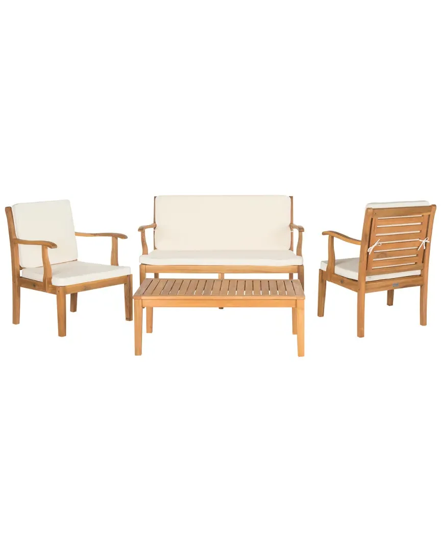 Fresno 4-Piece Outdoor Living Set - Acacia image