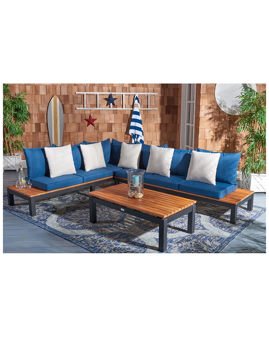 Fristal 3-Piece Living Set - Natural, Eucalyptus Wood image