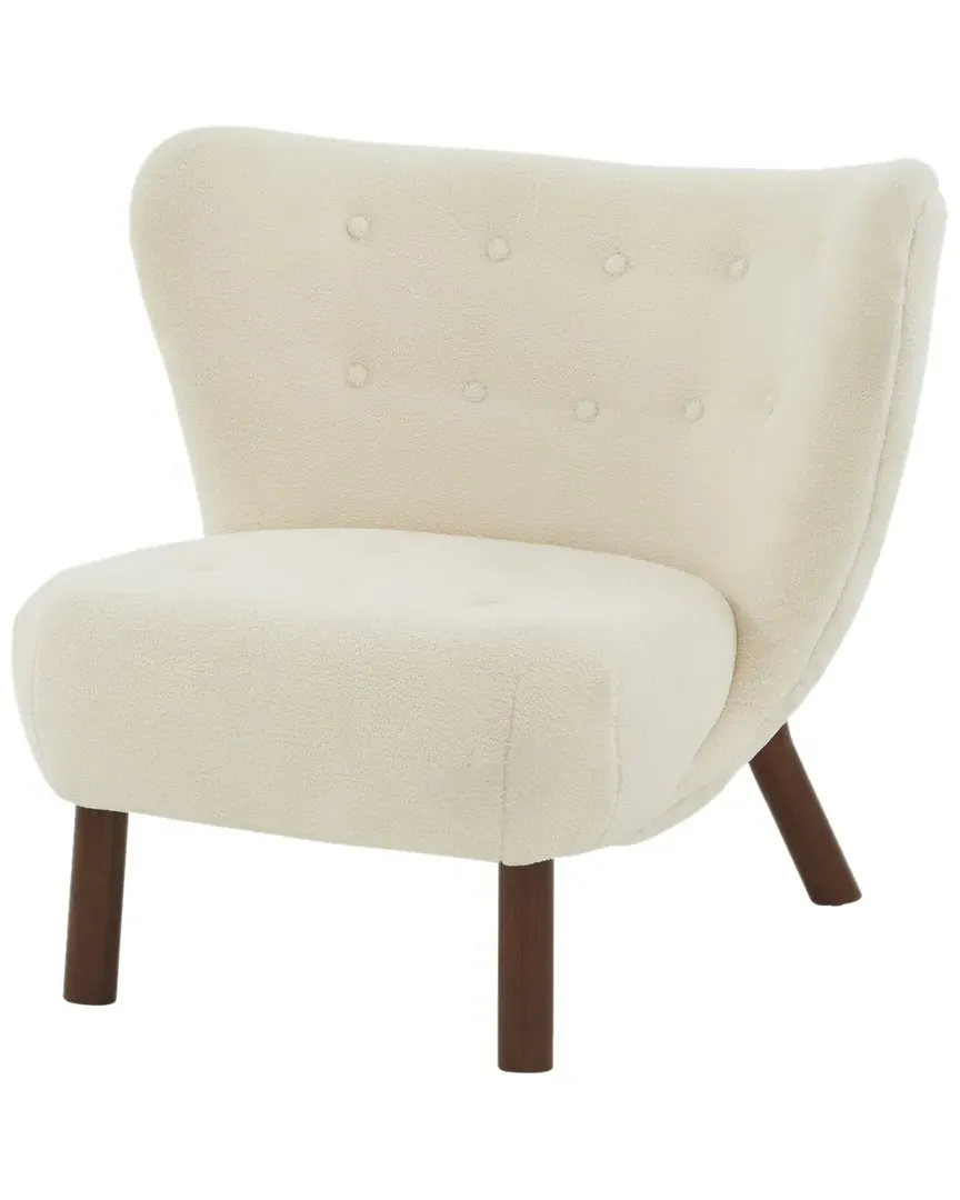 Gabriel Wingback Chair - Ivory image