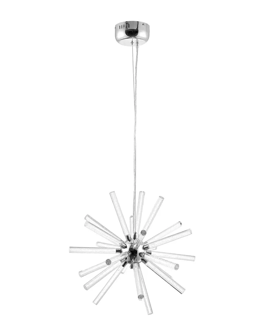 Gema LED Pendant Light - Chrome, Clear Acrylic image