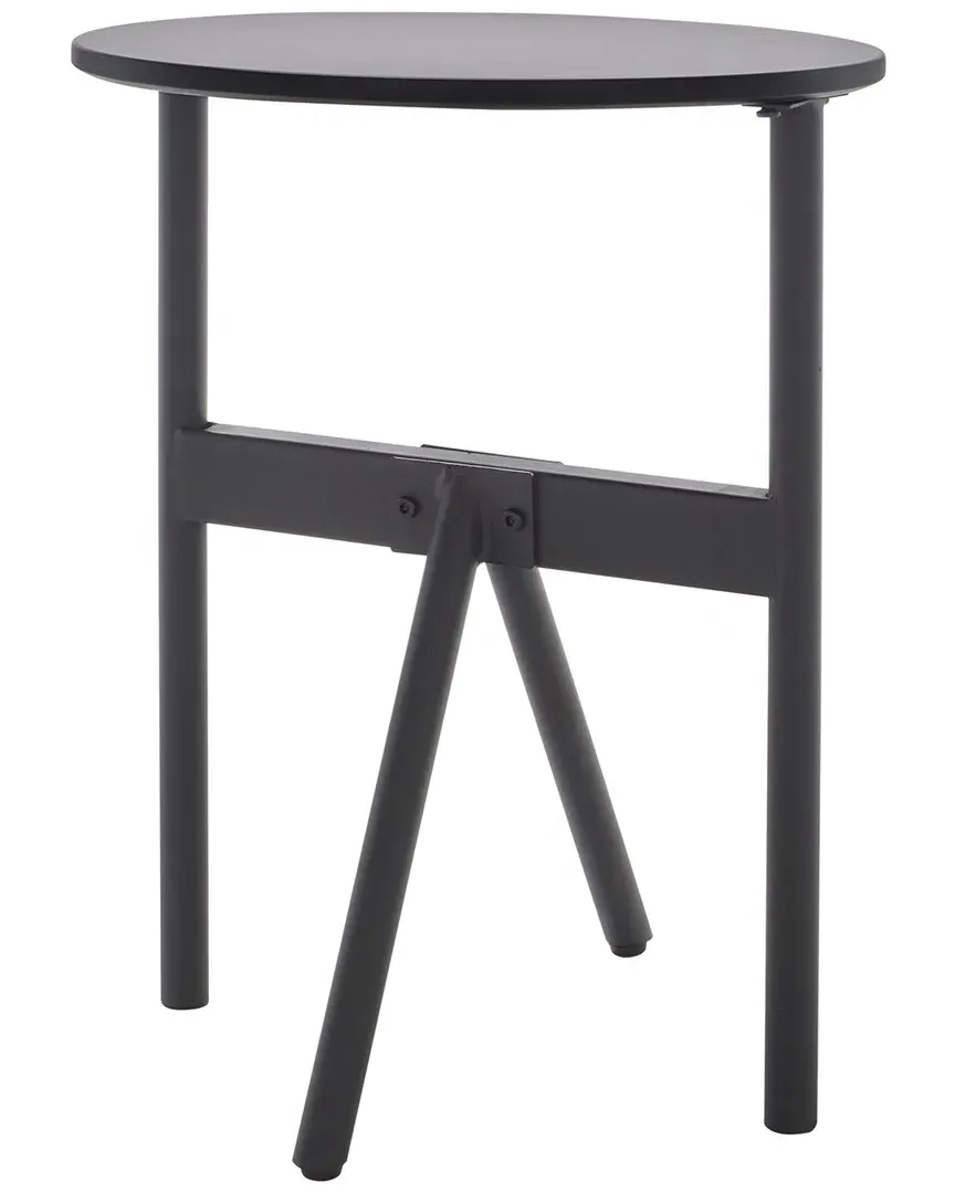 Gio Round Accent Table - Black, Metal image