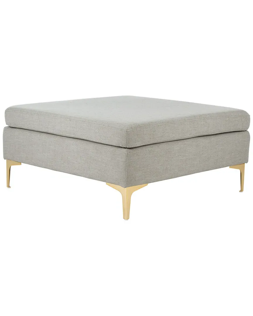Giovanna Square Ottoman - Light Grey image
