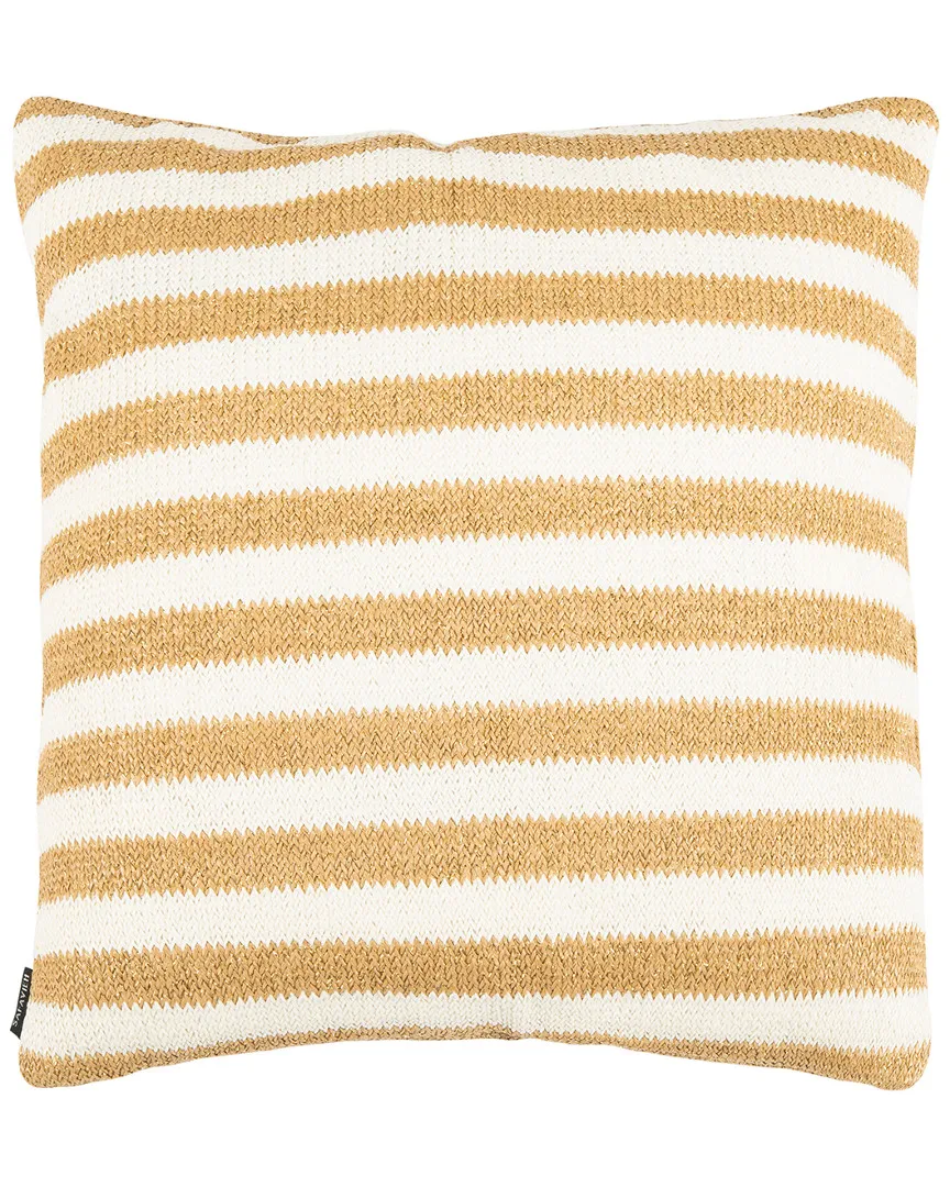 Glenna Pillow - White, Yellow image