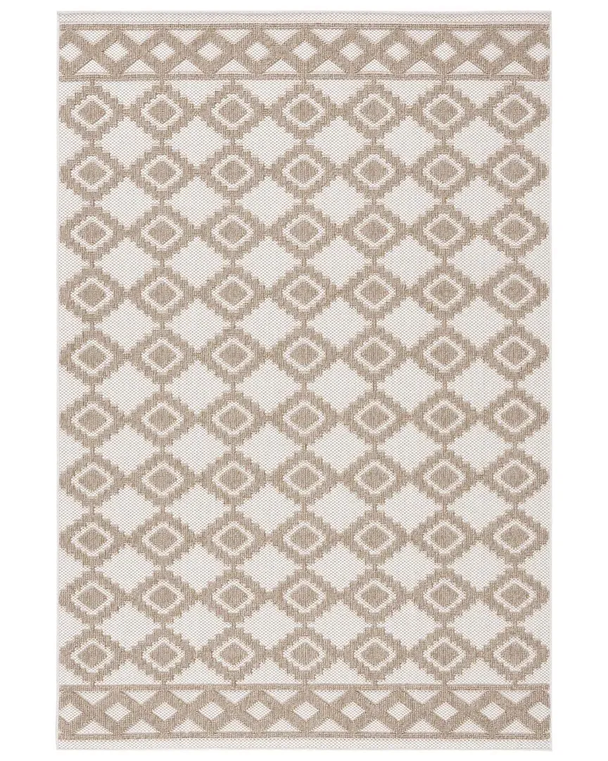 Global Power Loomed Rug - Beige, Polypropylene
