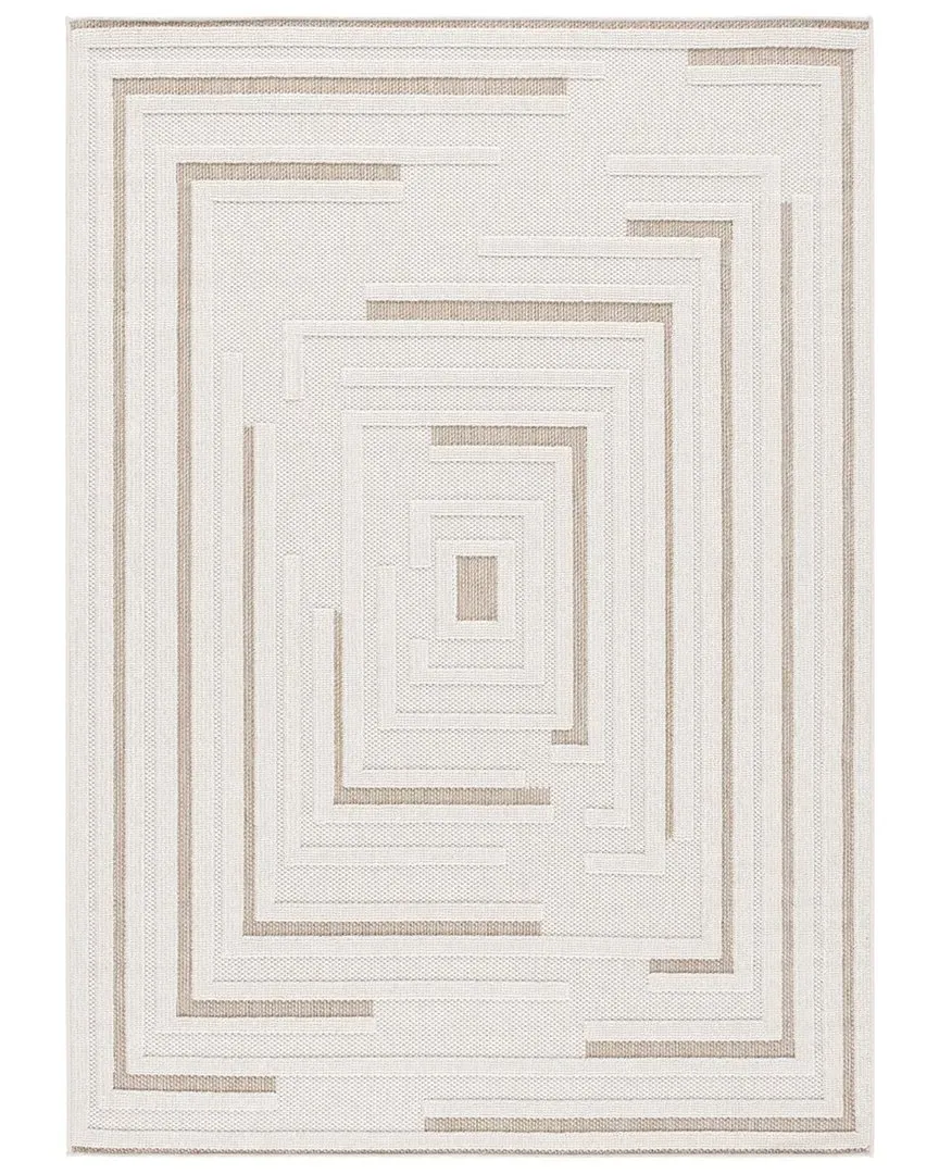 Global Power Loomed Rug - Beige, Polypropylene