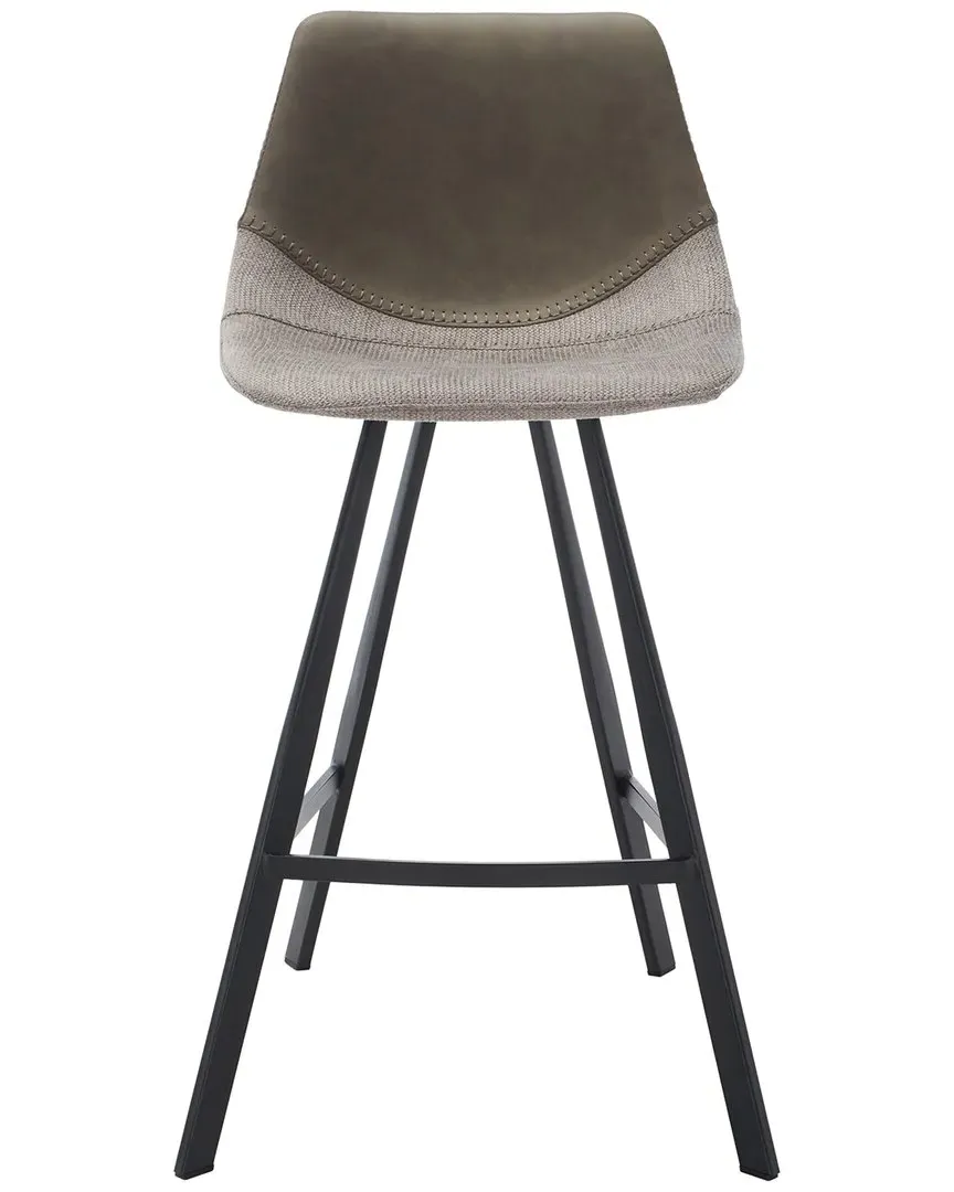 Granger Counter Stool - Grey, Vegan Leather