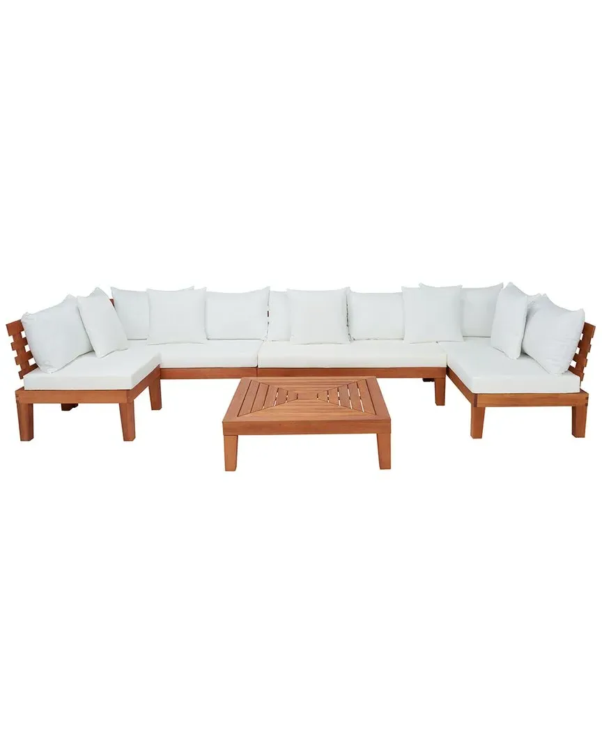 Granton Sectional Sofa Set with Table - Beige, Eucalyptus image