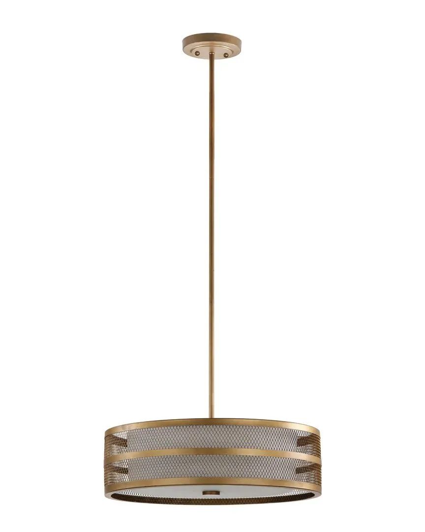 Greta 4-Light Adjustable Pendant Light - Antique Gold, Glass