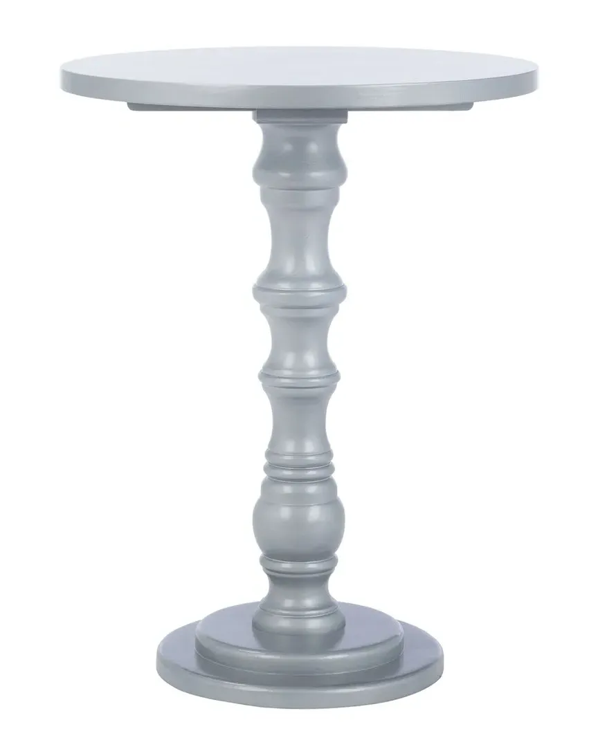 Greta Round Accent Table - Silver, Pine image